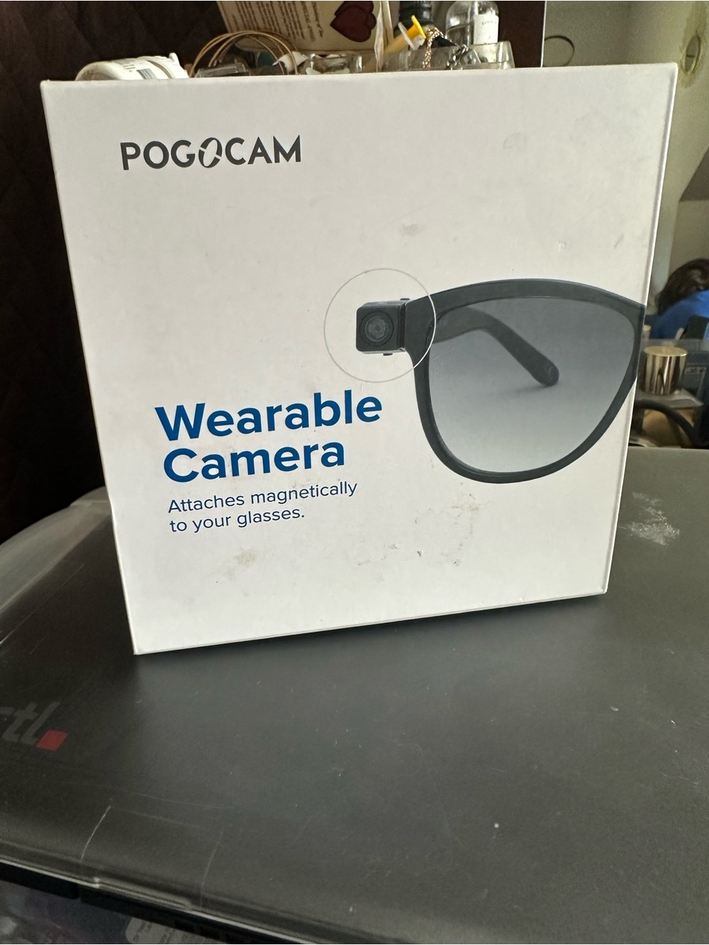 Wearable Camera - Black Magnetic Clip-On
